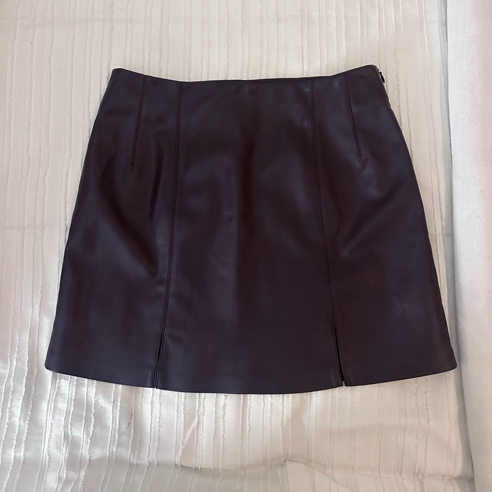 Top shop Faux Leather Skirt
